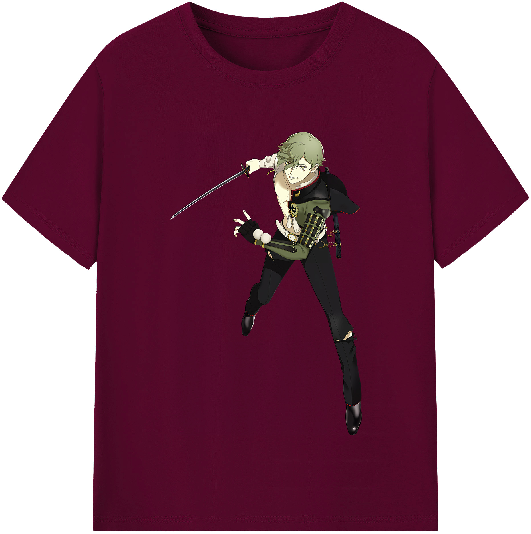 （画像用） 刀剣乱舞 Touken Ranbu レディースカジュアルプリントTシャツ（綿100％）